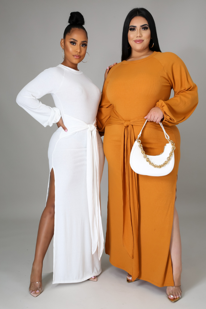 Galina Balloon Sleeve Maxi Dress