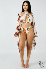Gamila Kimono Swim Set, swimsuit - Designs By Cece Symoné