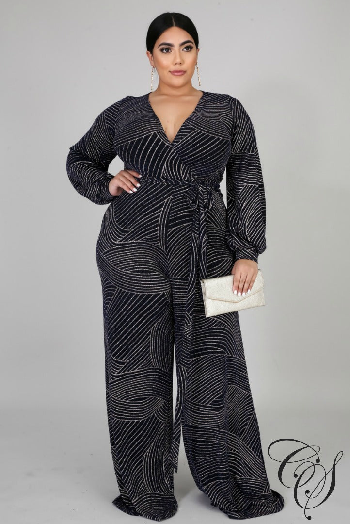 Gia Glitter Glitz Jumpsuit, Jumpsuit - Designs By Cece Symoné