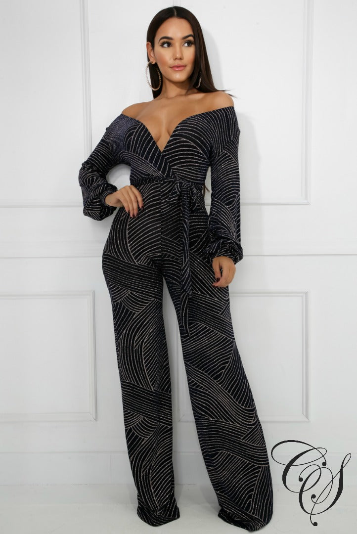 Gia Glitter Glitz Jumpsuit, Jumpsuit - Designs By Cece Symoné
