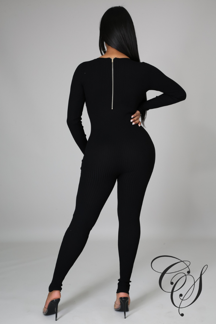 Greta Lace Up Jumpsuit