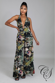 Harris Tropical Print Jumpsuit