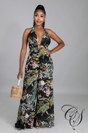 Harris Tropical Print Jumpsuit