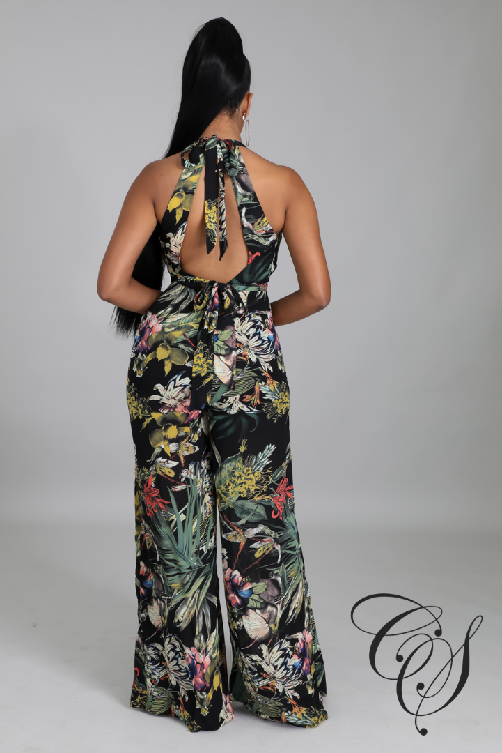 Harris Tropical Print Jumpsuit