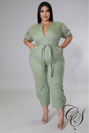 Hope Zipper Front Jumpsuit