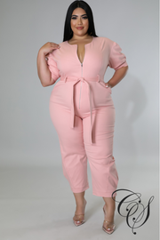 Hope Zipper Front Jumpsuit