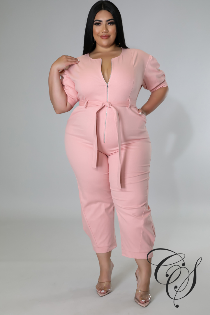 Hope Zipper Front Jumpsuit