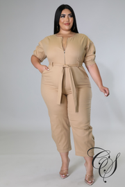 Hope Zipper Front Jumpsuit