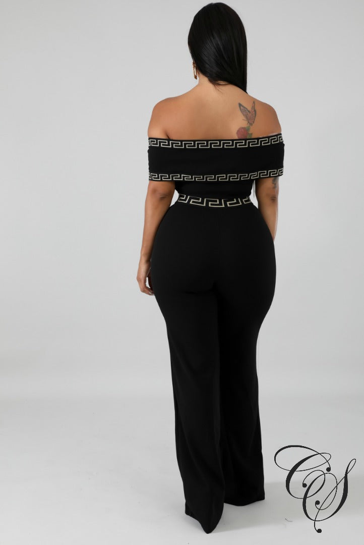 Irene Maze Off Shoulder Jumpsuit, Jumpsuit - Designs By Cece Symoné