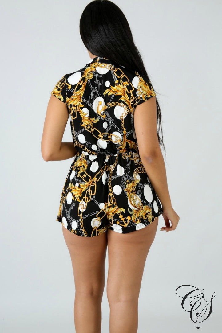 Jae Chain Break Romper, Jumpsuit - Designs By Cece Symoné