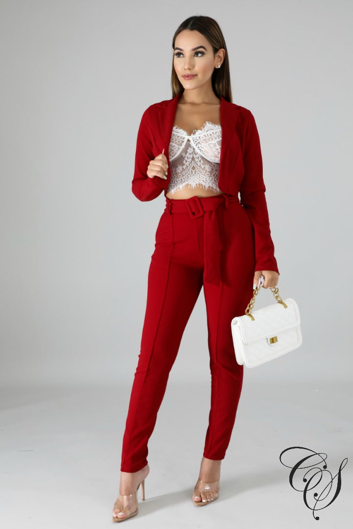 Jana Blazer Pant Set, Set - Designs By Cece Symoné