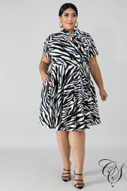 Jenny Stripes Flare Dress, Dresses - Designs By Cece Symoné