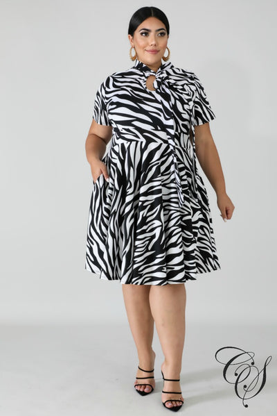 Jenny Stripes Flare Dress, Dresses - Designs By Cece Symoné