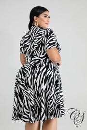 Jenny Stripes Flare Dress, Dresses - Designs By Cece Symoné
