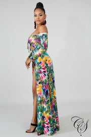 Joanne Sketch Maxi Dress, Dresses - Designs By Cece Symoné