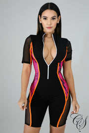 Jurnee Wild Sheer Jumper, Jumpsuit - Designs By Cece Symoné