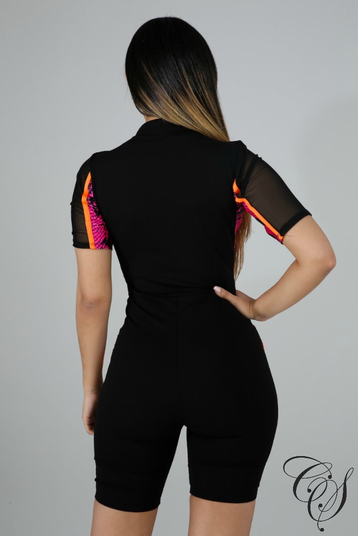 Jurnee Wild Sheer Jumper, Jumpsuit - Designs By Cece Symoné