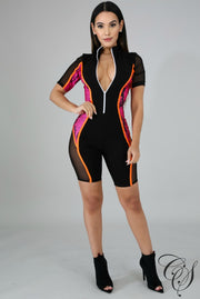 Jurnee Wild Sheer Jumper, Jumpsuit - Designs By Cece Symoné