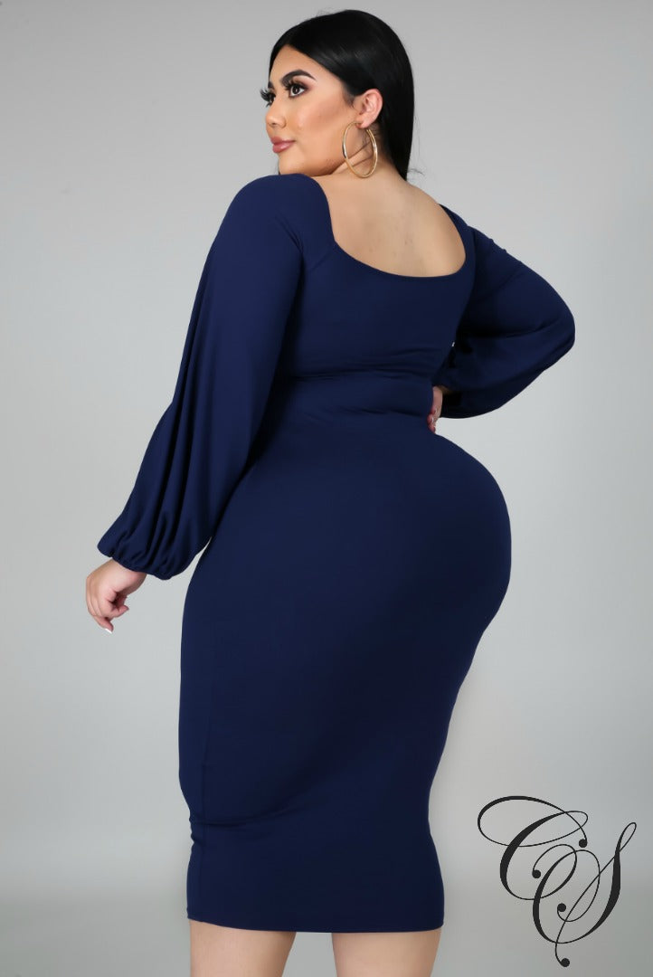 Kaiya Off Shoulder Midi Dress – Designs By Cece Symoné