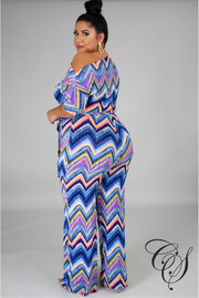 Kelsey Chevron Jumpsuit