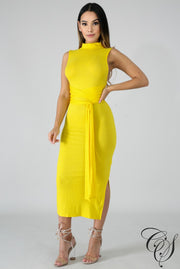 Kennedi Mock Neck Timber Long Dress, Dresses - Designs By Cece Symoné