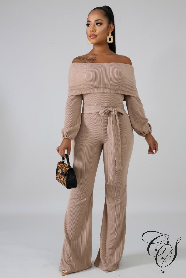 Kristina Ribbed Palazzo Set, Set - Designs By Cece Symoné