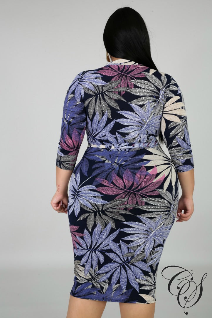 Layla Floral Midi Dress, Dresses - Designs By Cece Symoné