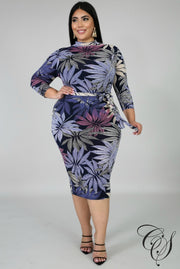 Layla Floral Midi Dress, Dresses - Designs By Cece Symoné