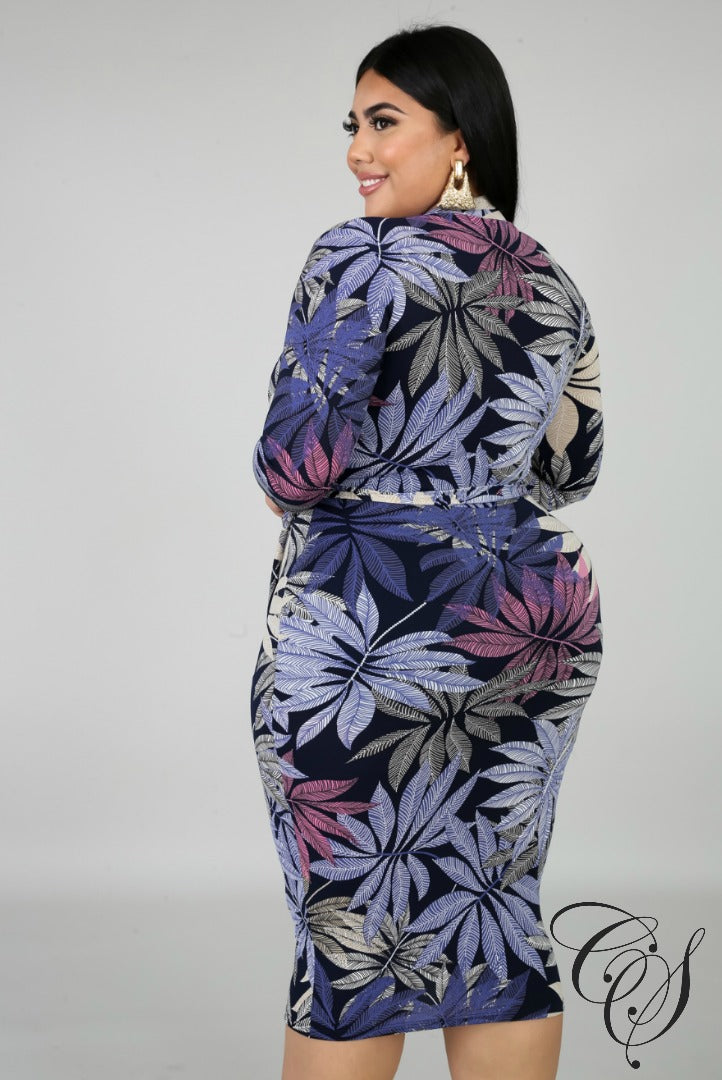 Layla Floral Midi Dress, Dresses - Designs By Cece Symoné
