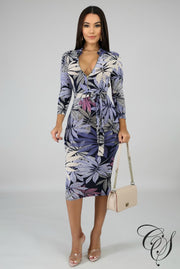 Layla Floral Midi Dress, Dresses - Designs By Cece Symoné