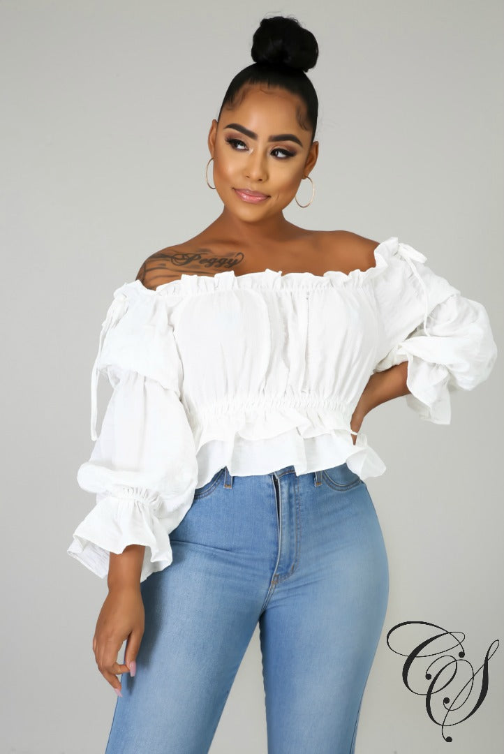 Lena Ruched Doll Top