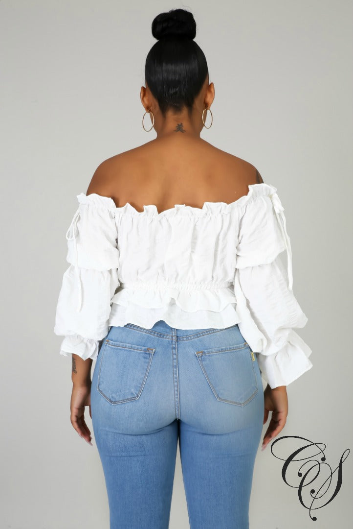 Lena Ruched Doll Top