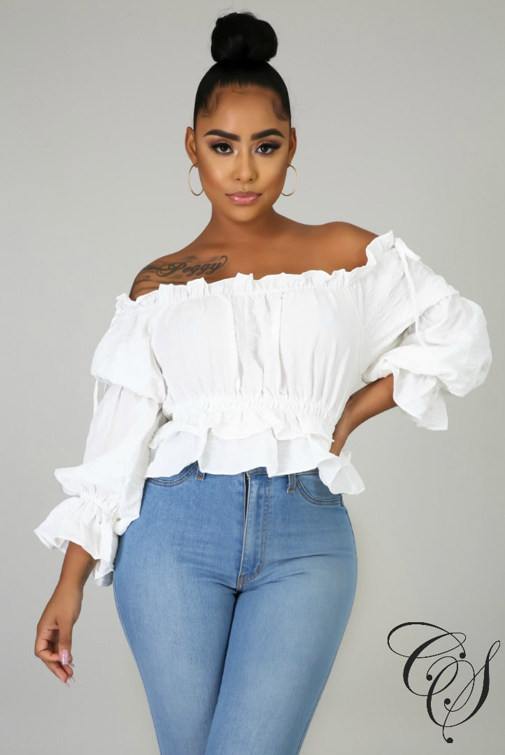 Lena Ruched Doll Top