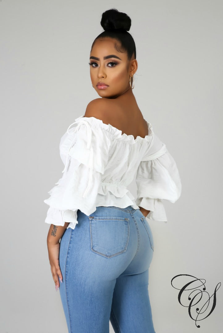 Lena Ruched Doll Top