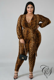 Lennox Leopard Print Jumpsuit, Jumpsuit - Designs By Cece Symoné
