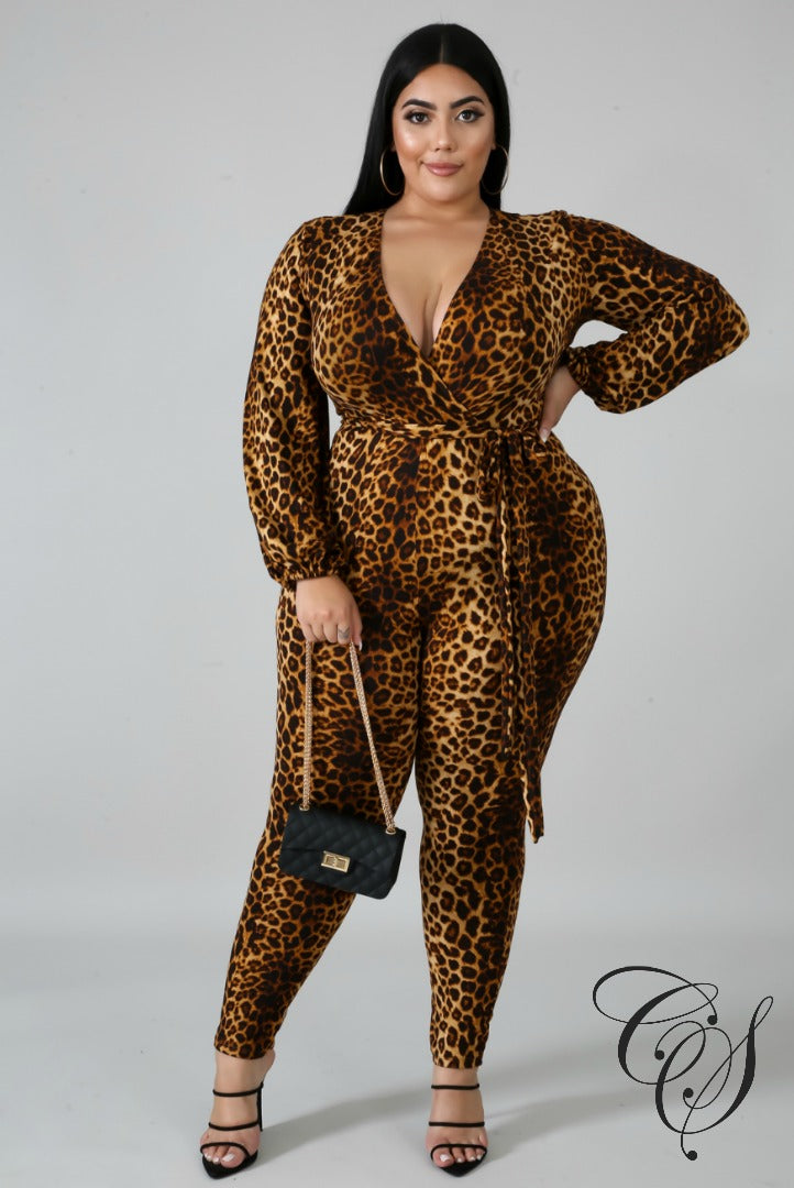 Lennox Leopard Print Jumpsuit, Jumpsuit - Designs By Cece Symoné