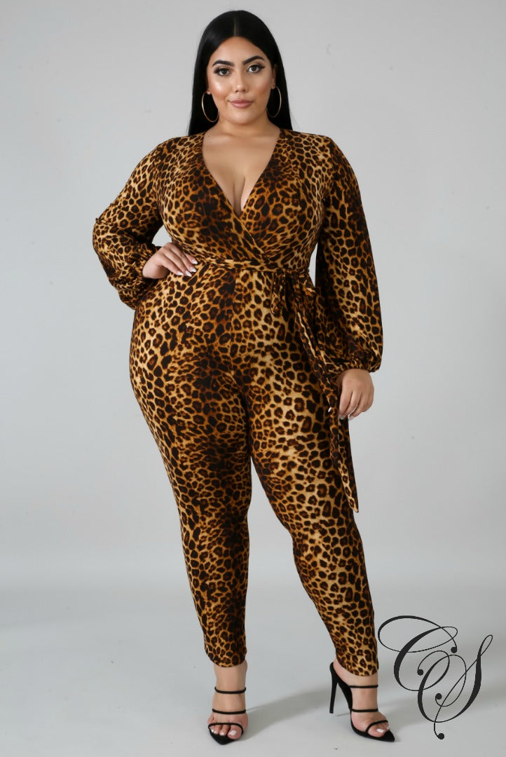 Lennox Leopard Print Jumpsuit, Jumpsuit - Designs By Cece Symoné