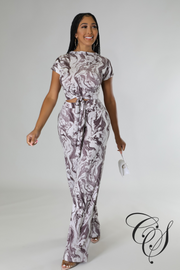 Lexa Mable Print Pant Set