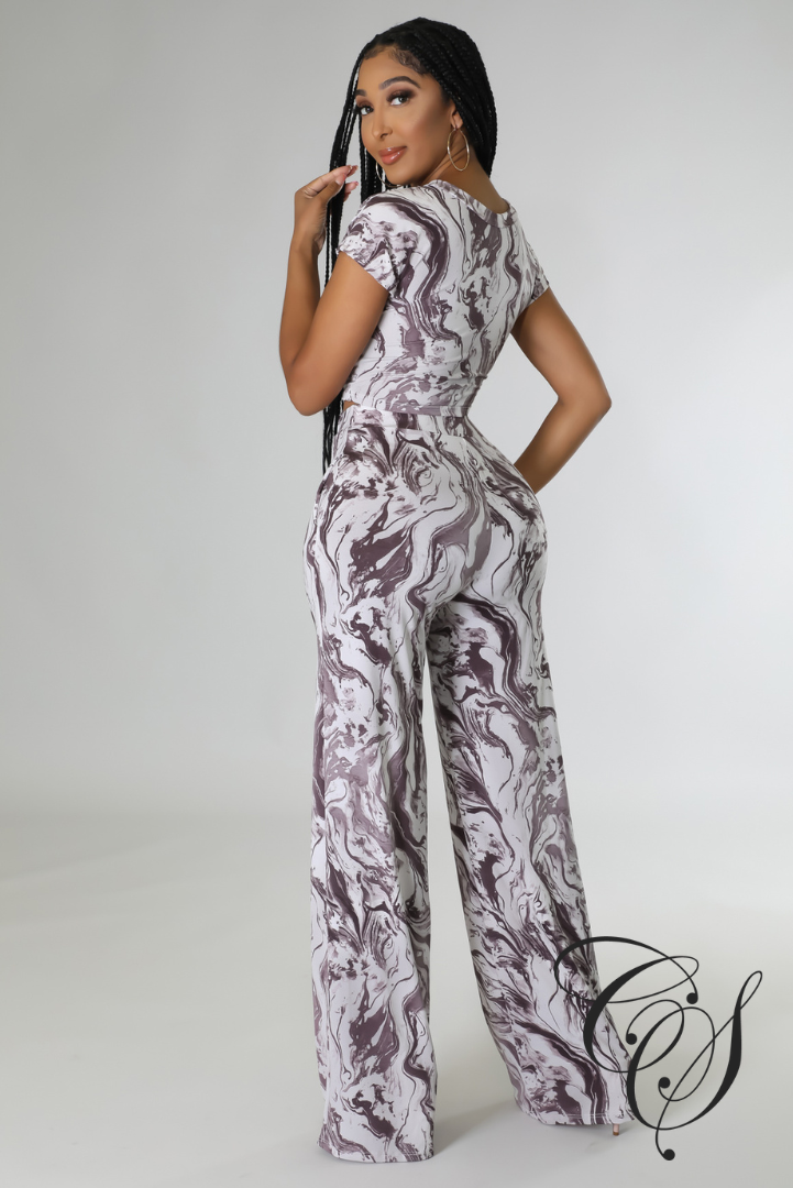 Lexa Mable Print Pant Set