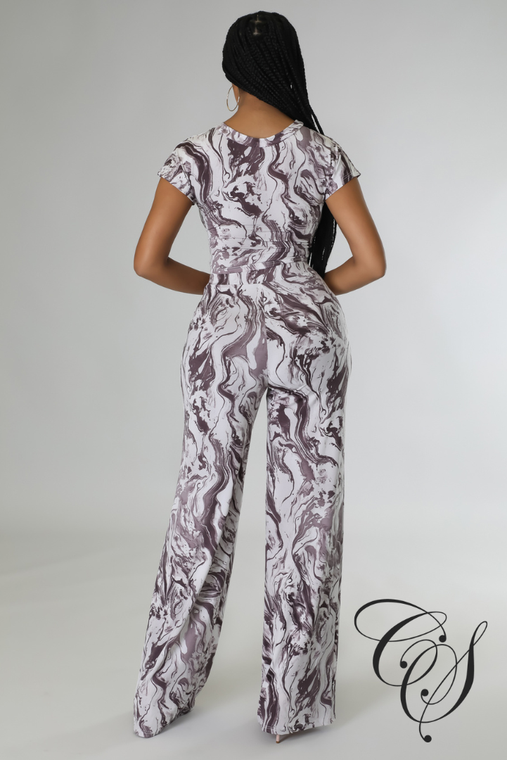 Lexa Mable Print Pant Set