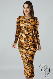 Lynn Fierce Stripes Midi Dress, Dresses - Designs By Cece Symoné