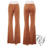 Maria Vegan Suede Flare Pant, Pants - Designs By Cece Symoné