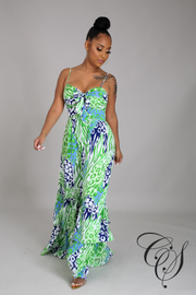 Marie Front Tied Maxi Dress