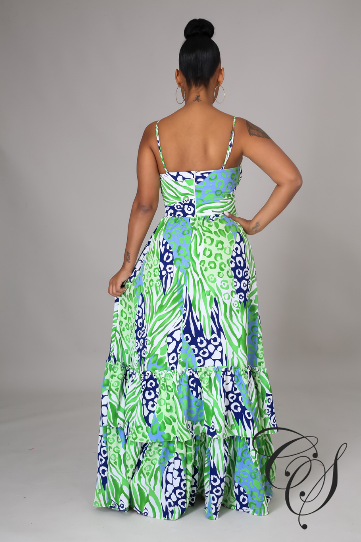 Marie Front Tied Maxi Dress