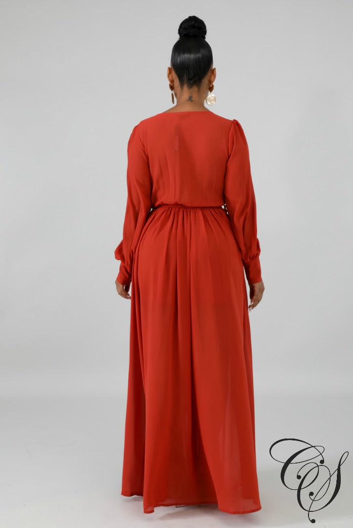 Mariella Double Slit Maxi Dress, Dresses - Designs By Cece Symoné