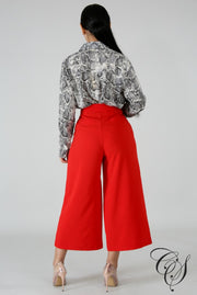 Marisol Sheer Snake Skin Blouse, top - Designs By Cece Symoné