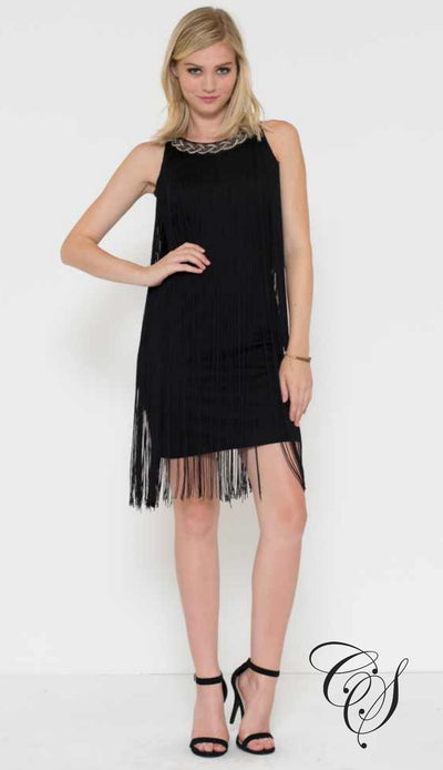 Melissa Fringe Shift Dress, Dresses - Designs By Cece Symoné