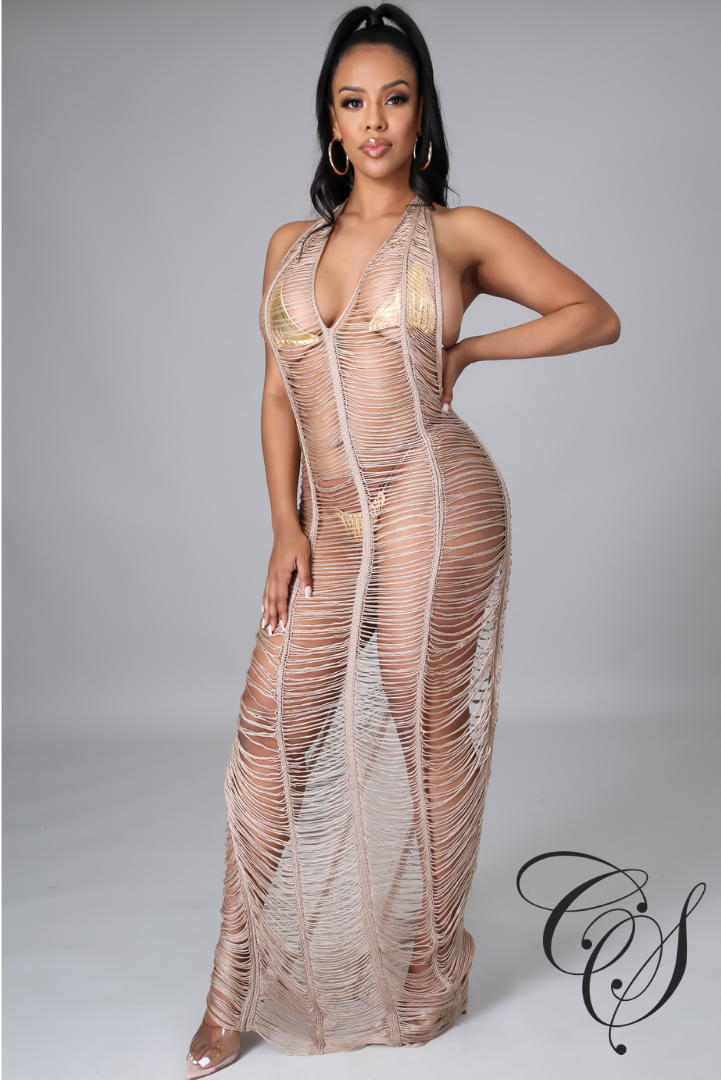 Mia Crochet Swimming Cover Up