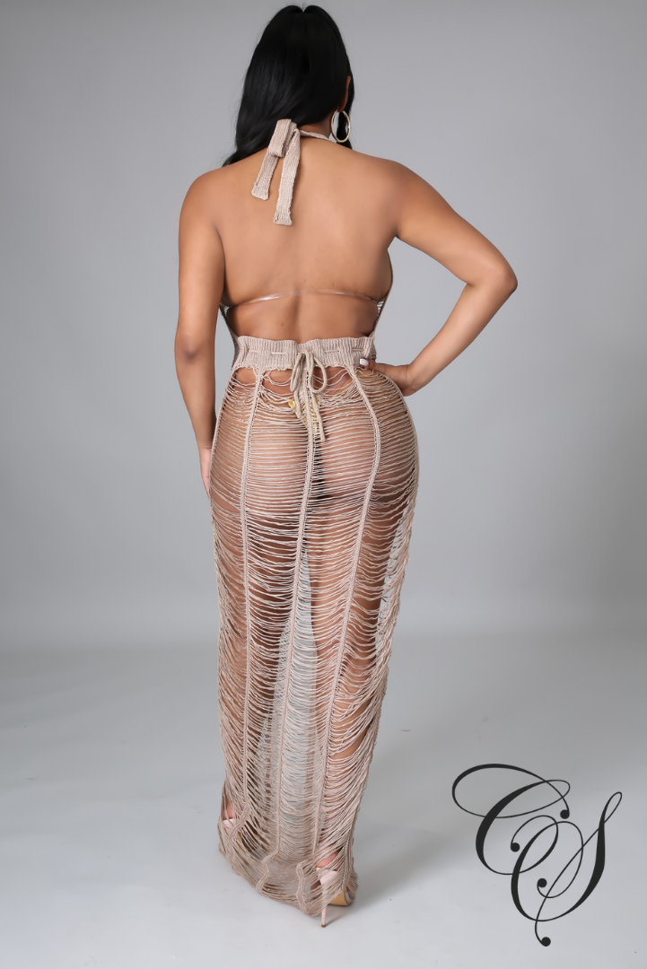 Mia Crochet Swimming Cover Up