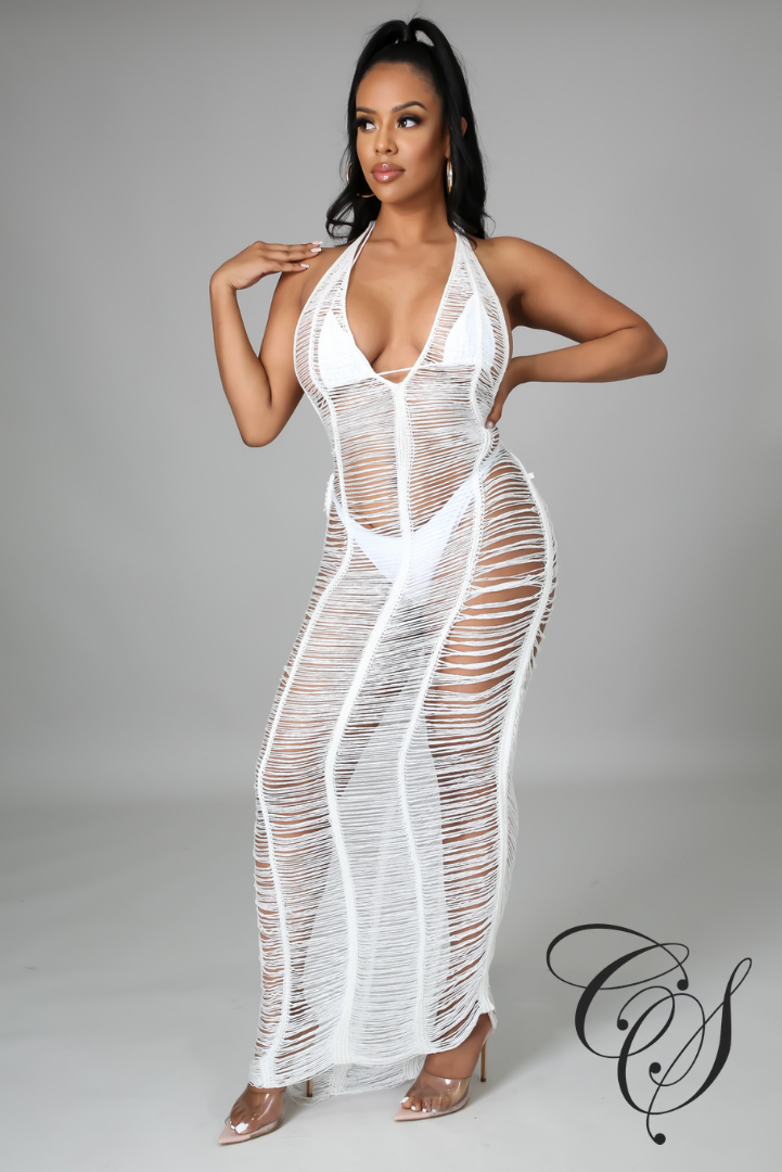 Mia Crochet Swimming Cover Up
